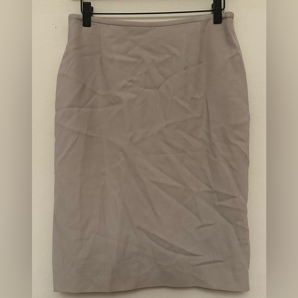 Vintage Armani Collezioni Taupe Pencil Skirt